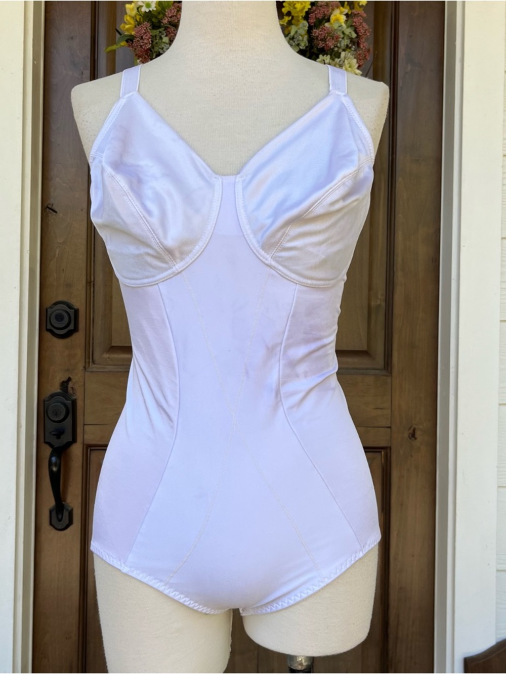 Cupid White Full-Body Shapewear Bodysuit